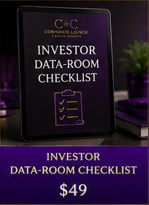 Investor Data-Room Checklist