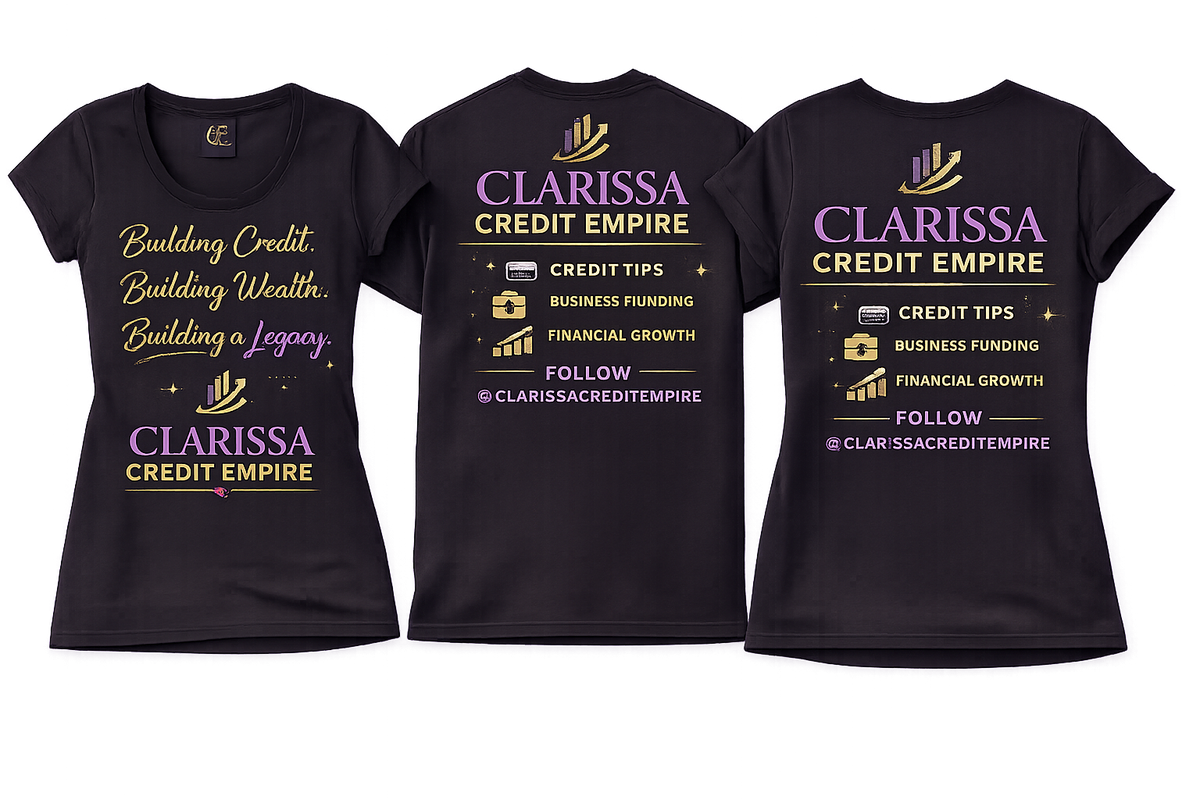 Clarissa Credit Empire™ Signature Legacy Tee – Unisex Premium Shirt